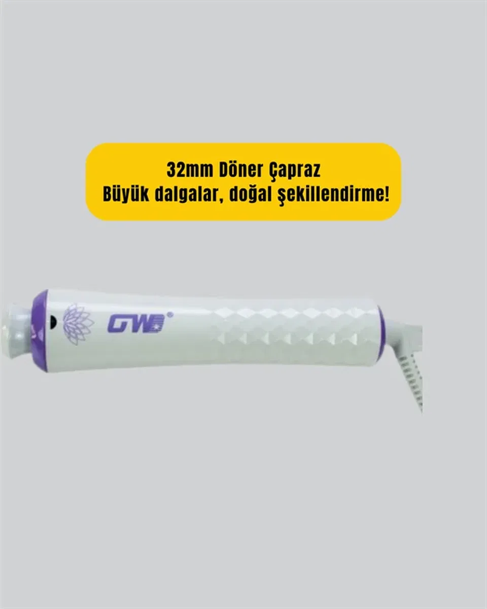 Hızlı Isınan, Kompakt ve Güvenli – Tüm Saç Tiplerine Uygun Kıvırma Cihazı Yeni Nesil görsel 2