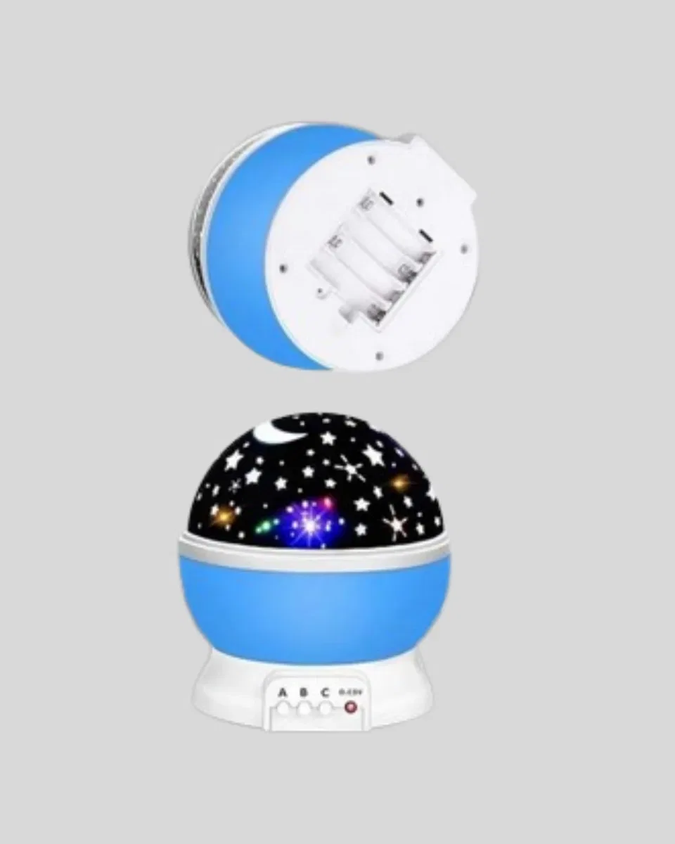 Renkli LED Gece Lambası 6 Işık Modlu Çocuk Odası Atmosfer Aydınlatma görsel 3