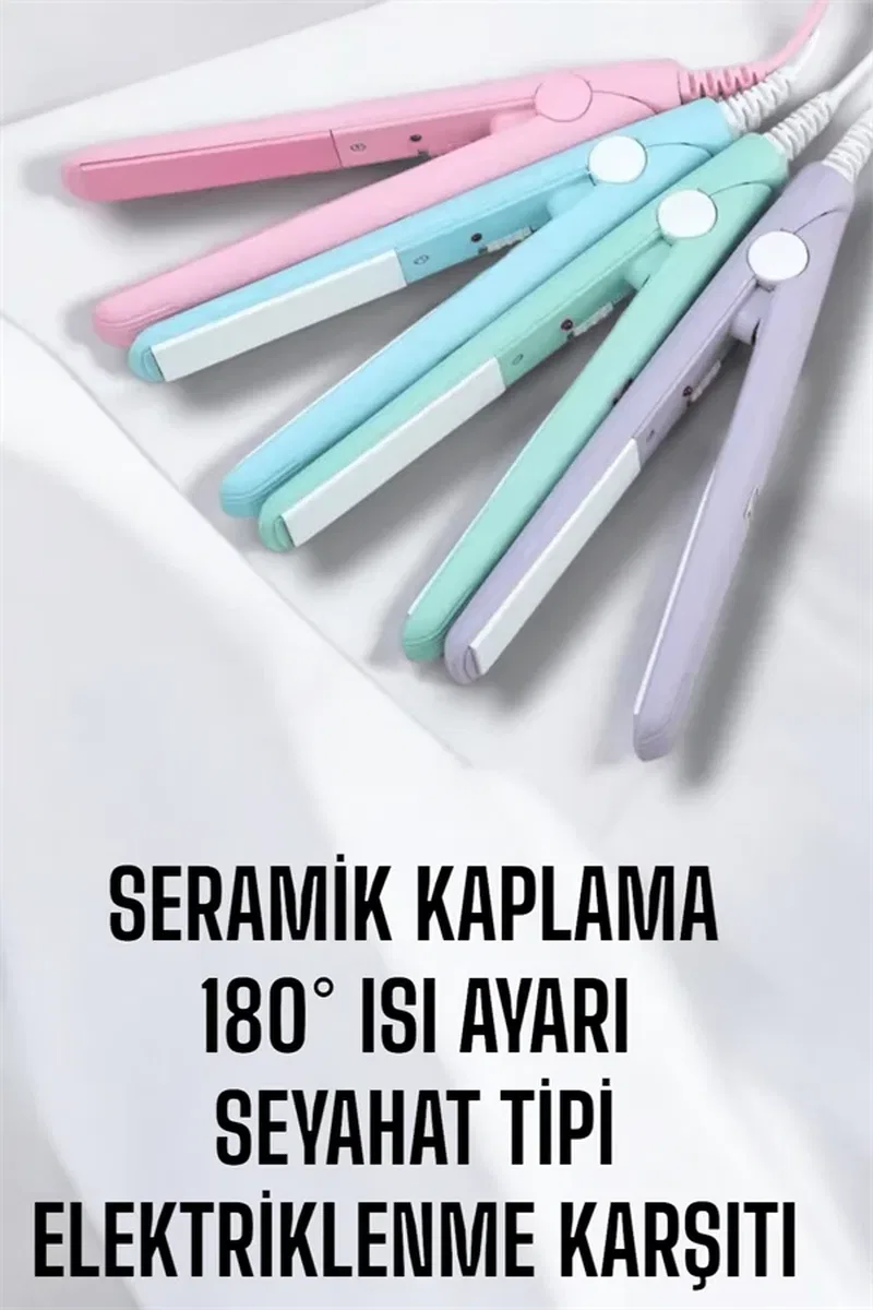 Kompakt ve Hafif: Elektriklenme Karşıtı Mini Saç Düzleştirici görsel 5
