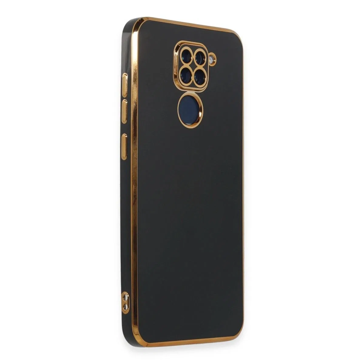 Xiaomi Redmi Note 9 Kılıf Volet Silikon - Siyah görsel 2