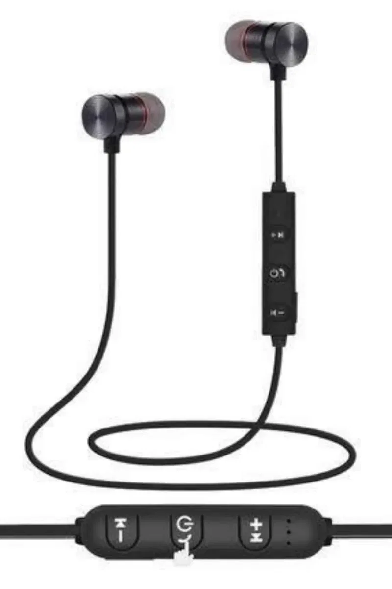 Bluetooth Bağlantılı Kablolu Mıknatıslı Sport Kulaklık görsel 4