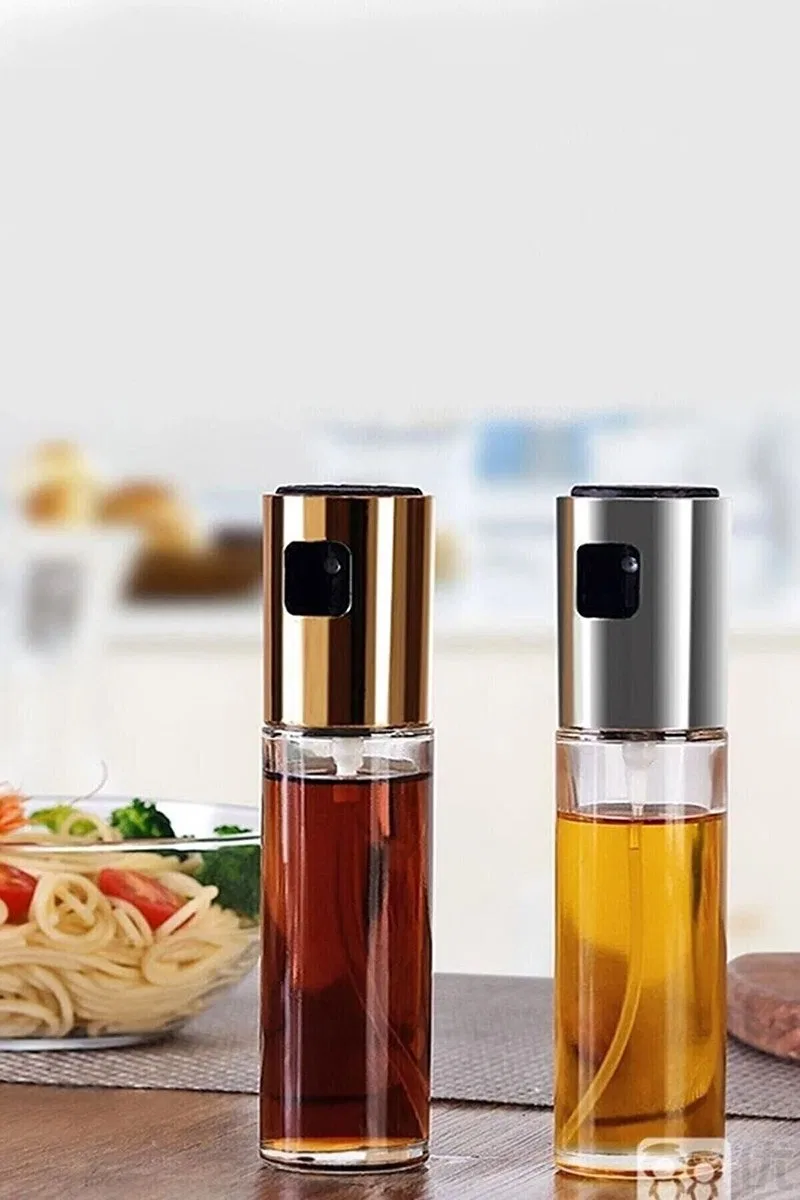 Sprey Cam Şişe Zeytinyağı Sirke Yağ Püskürtücü Yağdanlık 100 ml görsel 2