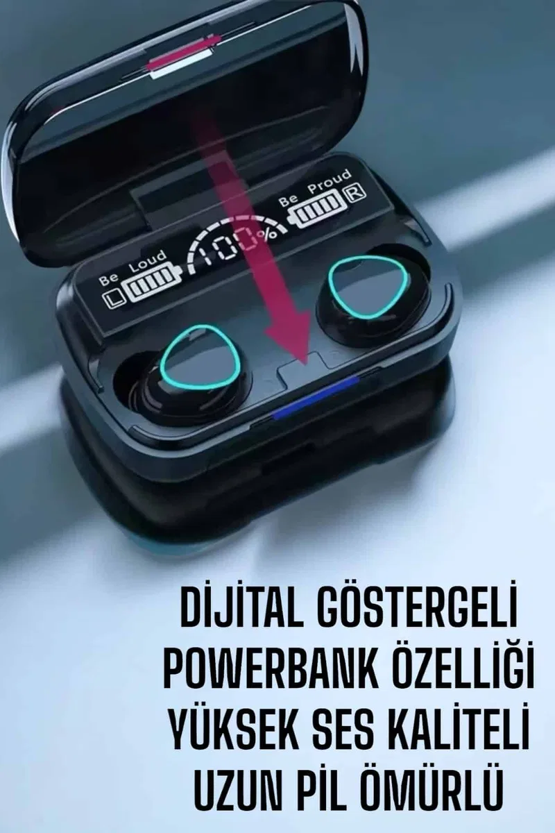 Bluetooth Bağlantılı Suya Dayanıklı, Uzun Pil Ömürlü Kablosuz Kulaklık görsel 4