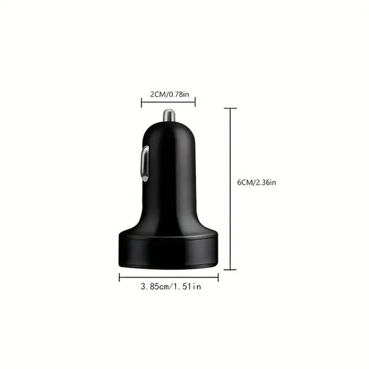 6 Portlu Hızlı Araç Şarj Cihazı – 4 Usb + 2 Type-c Çıkışlı Dijital Göstergeli Oto Şarjı görsel 2