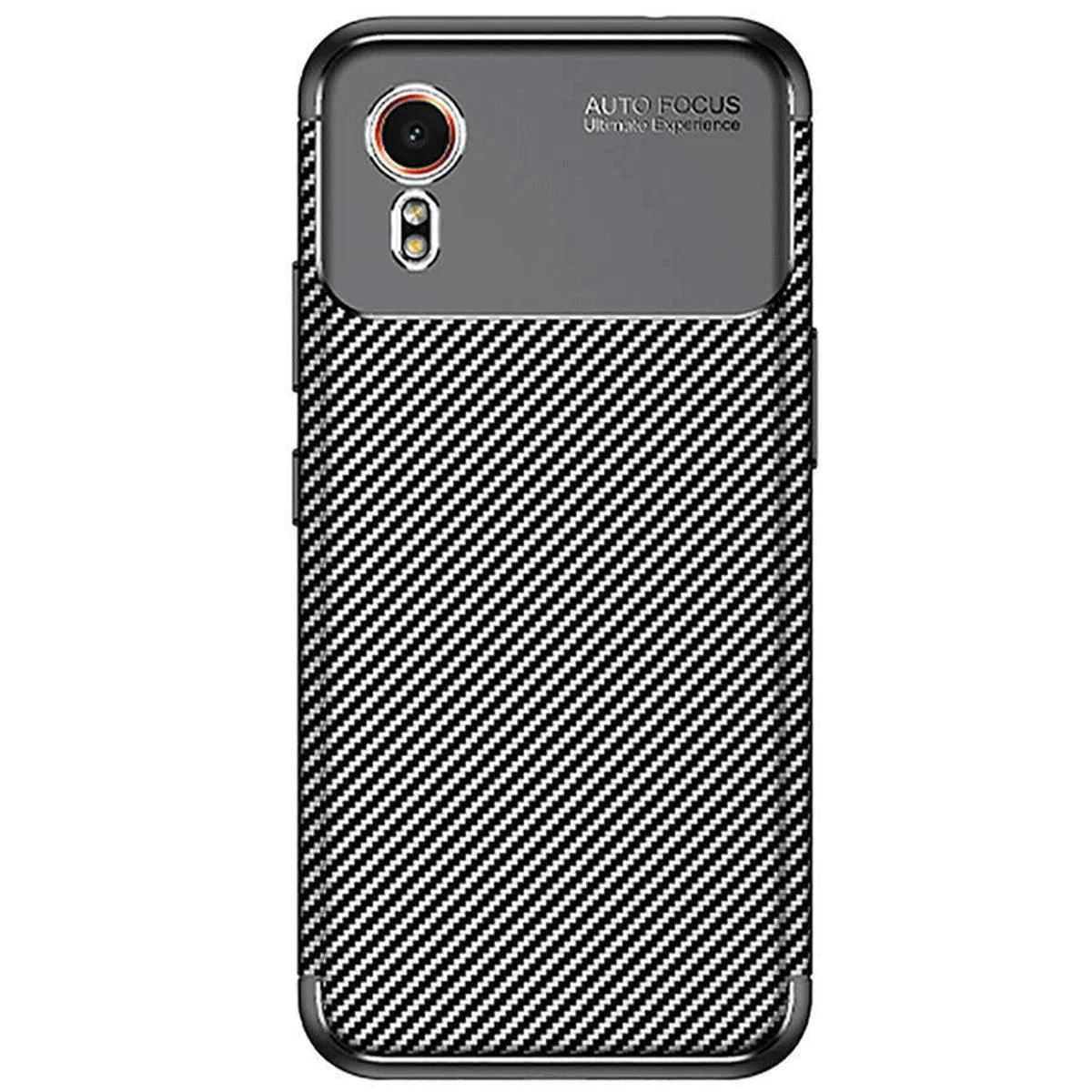 Samsung Galaxy Xcover 7 Kılıf Auto Focus Karbon Kapak - Siyah görsel 3