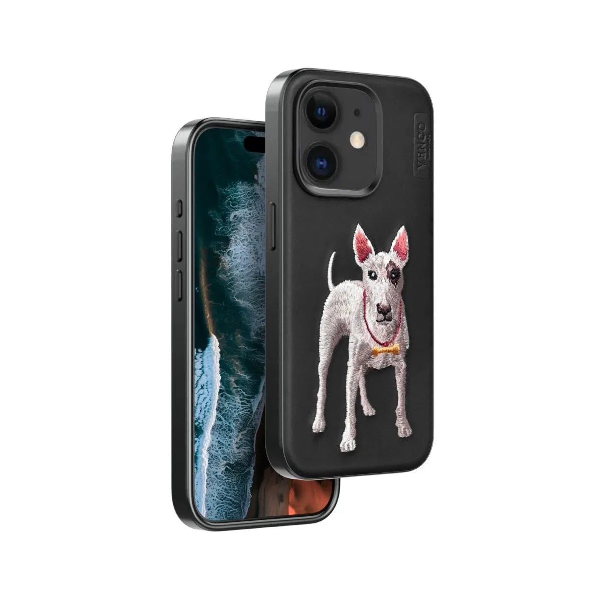 Venco Apple İphone 11 Perma Desenli Kapak - Siyah görsel 2