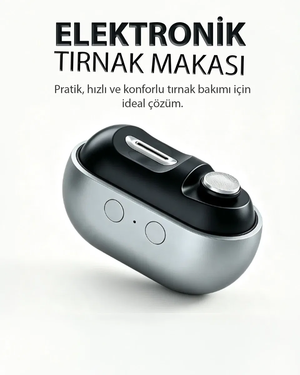 Elektrikli Tırnak Makası Pratik M7 Otomatik Tırnak Kesme ve Törpüleme Cihazı