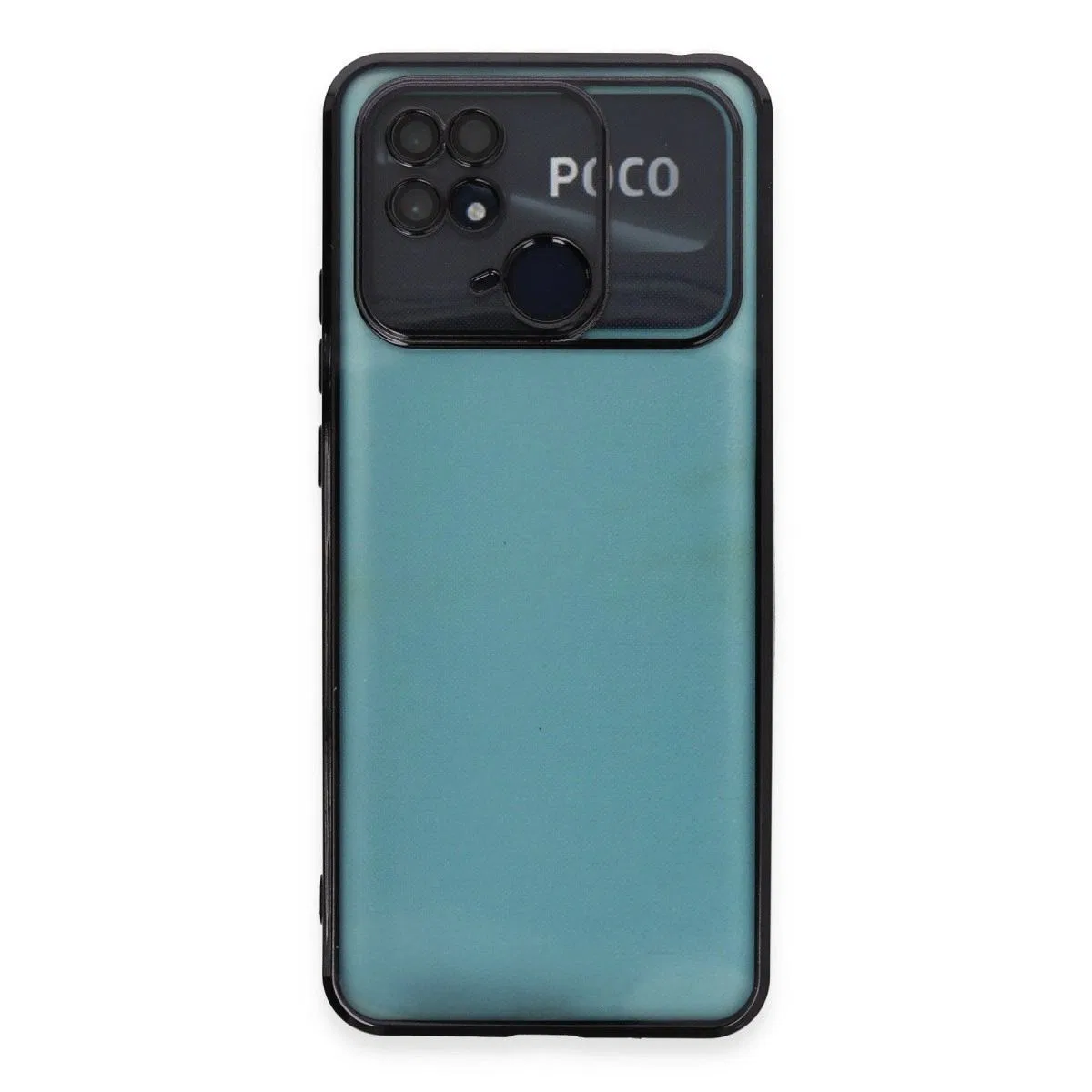 Xiaomi Redmi 10c Kılıf Razer Lensli Silikon - Siyah görsel 2