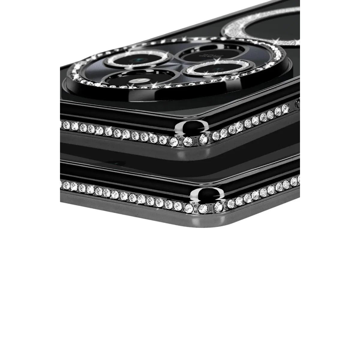Xiaomi Redmi 14c Joke Simli Magneticsafe Kılıf - Siyah görsel 2