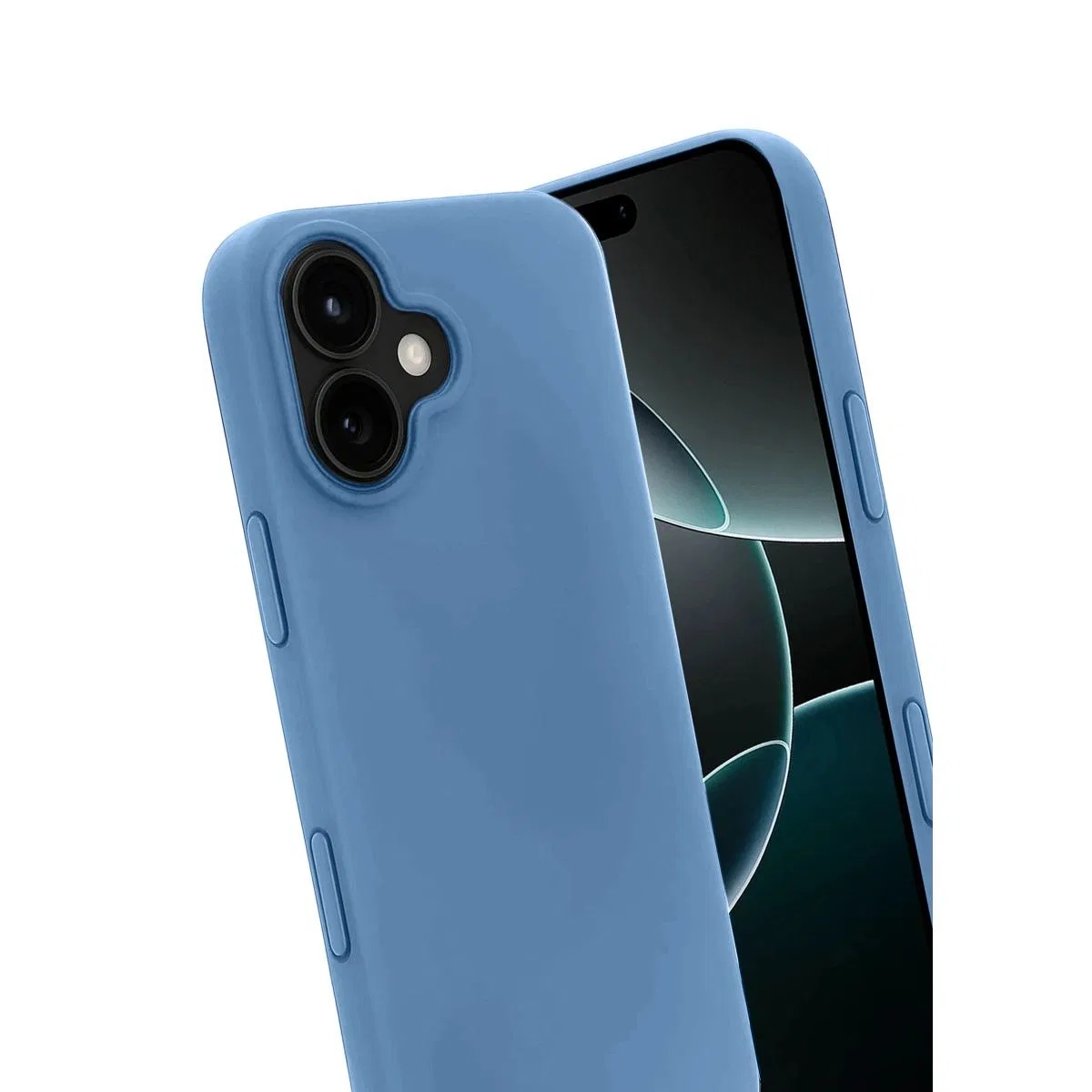 Apple İphone 17 First Silikon - Mavi görsel 3