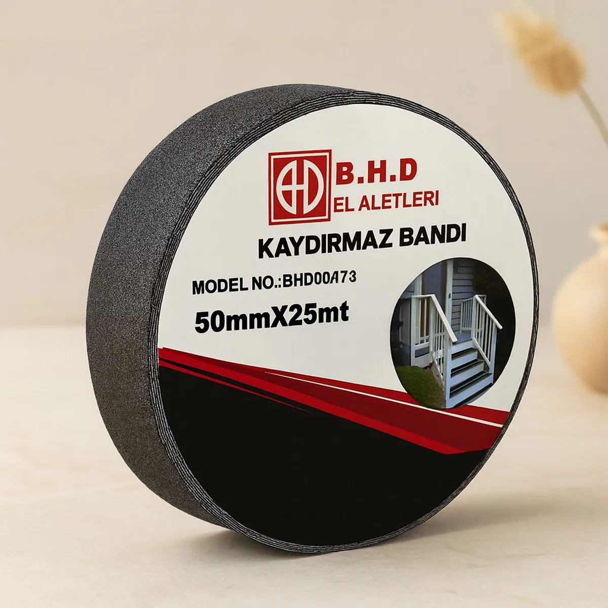 Kaydırmaz Bant 50 mm x 25 m Siyah