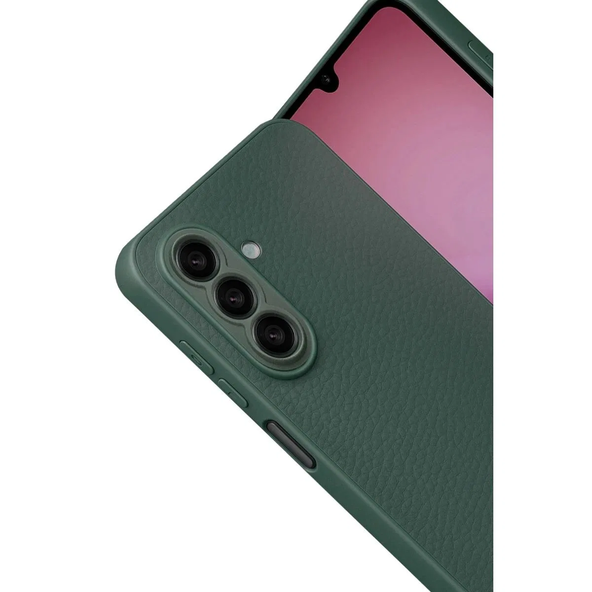Samsung Galaxy A17 5g Thermax Silikon Kılıf - Koyu Yeşil görsel 2
