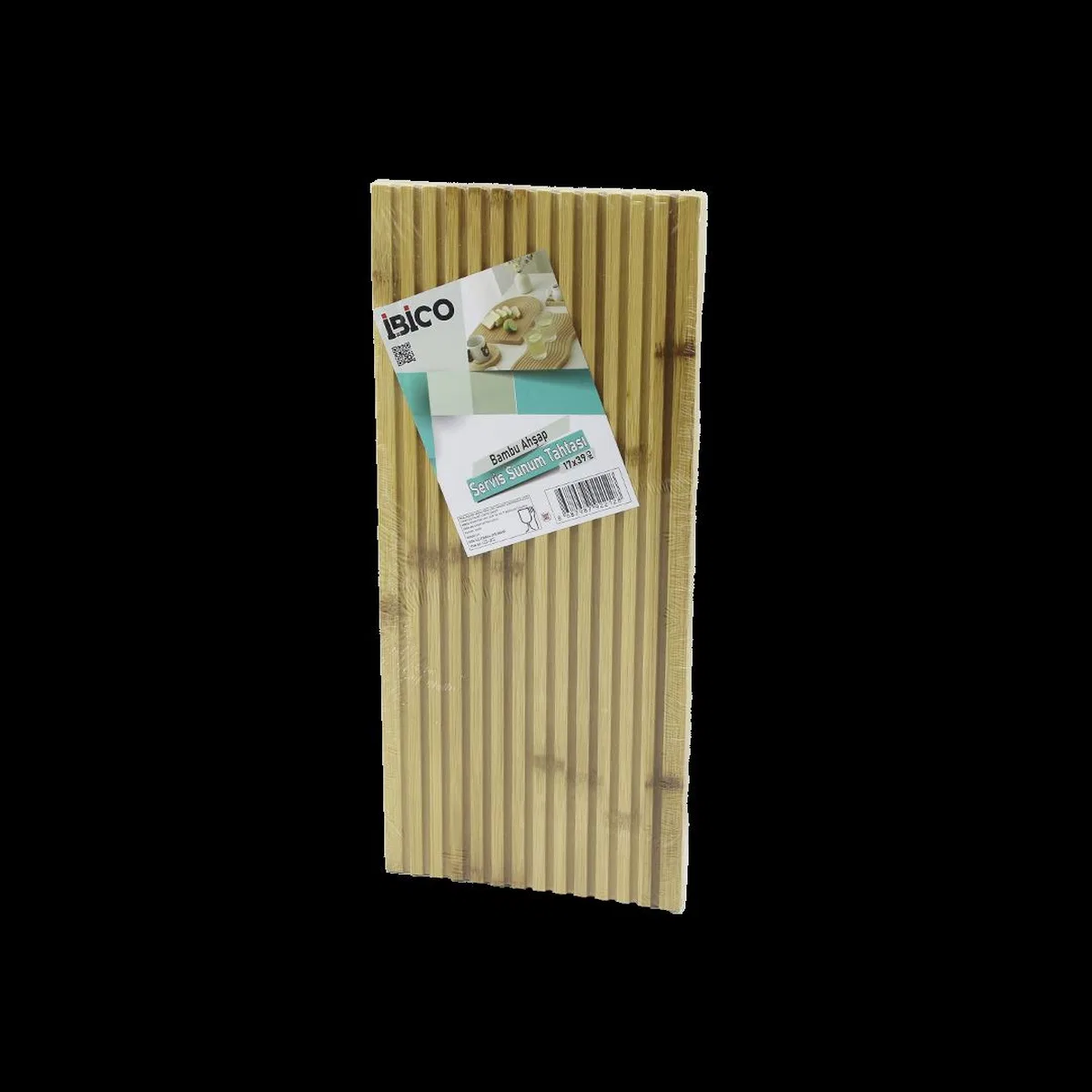 Bambu Servis Sunum Tahtası 17x39x1. 5 cm - Çift Taraflı Düz & Klı görsel 2