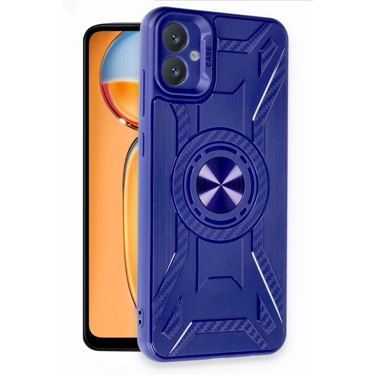 Samsung Galaxy A05 Kılıf Lincoln Silikon - Lacivert görsel 2