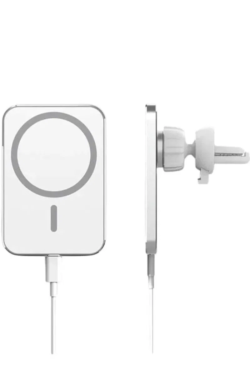 Kablosuz Şarj Aleti Magsafe Araç Içi Manyetik Şarj 15W İOS Uyumlu Yeni Nesil görsel 3