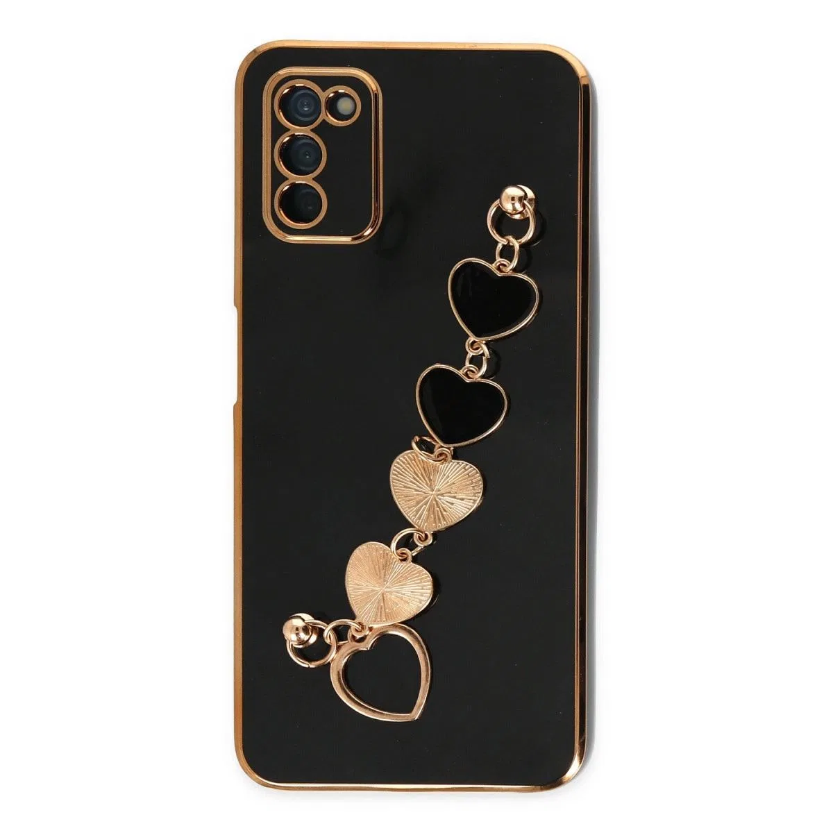 Samsung Galaxy A03s Kılıf Esila Silikon - Siyah görsel 2