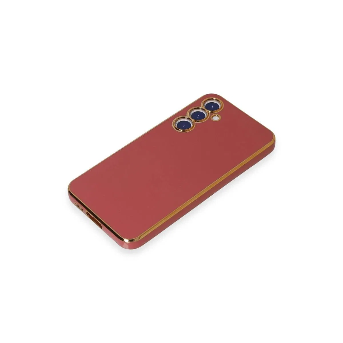 Samsung Galaxy S23 Fe Kılıf Volet Silikon - Kırmızı görsel 4