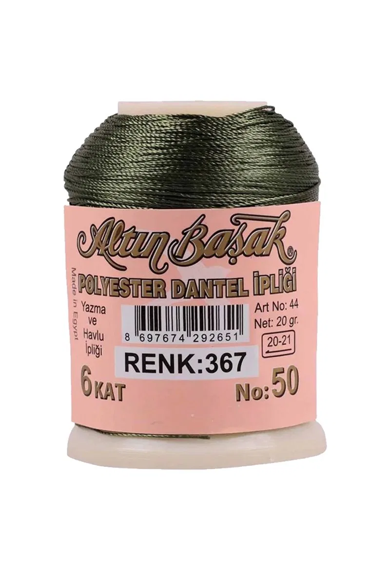 3 Adet Altınbaşak Oya ve Dantel İpi 20 gr - Royaleks - No: 367 görsel 3