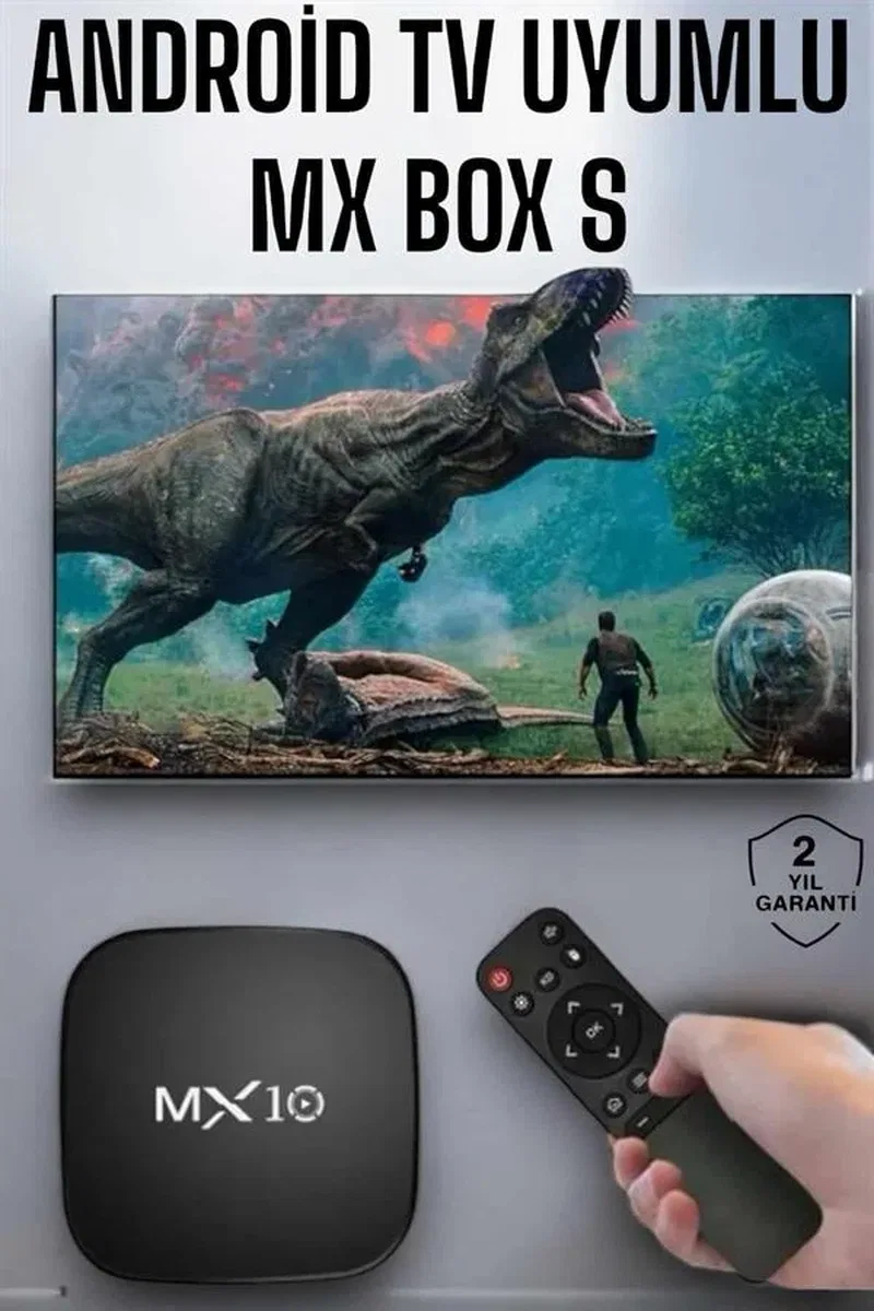 4K TV Uyumlu HD Çözünürlüklü Mx Box S 8 GB görsel 2