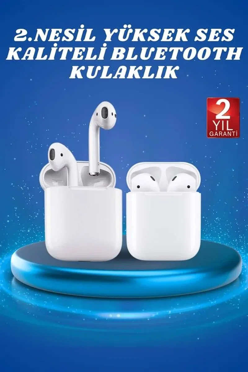 2. Nesil Yeni Model TWS Bluetooth Kulaklık Dokunmatik Kontrol Yüksek Ses Kaliteli Yeni Nesil görsel 2