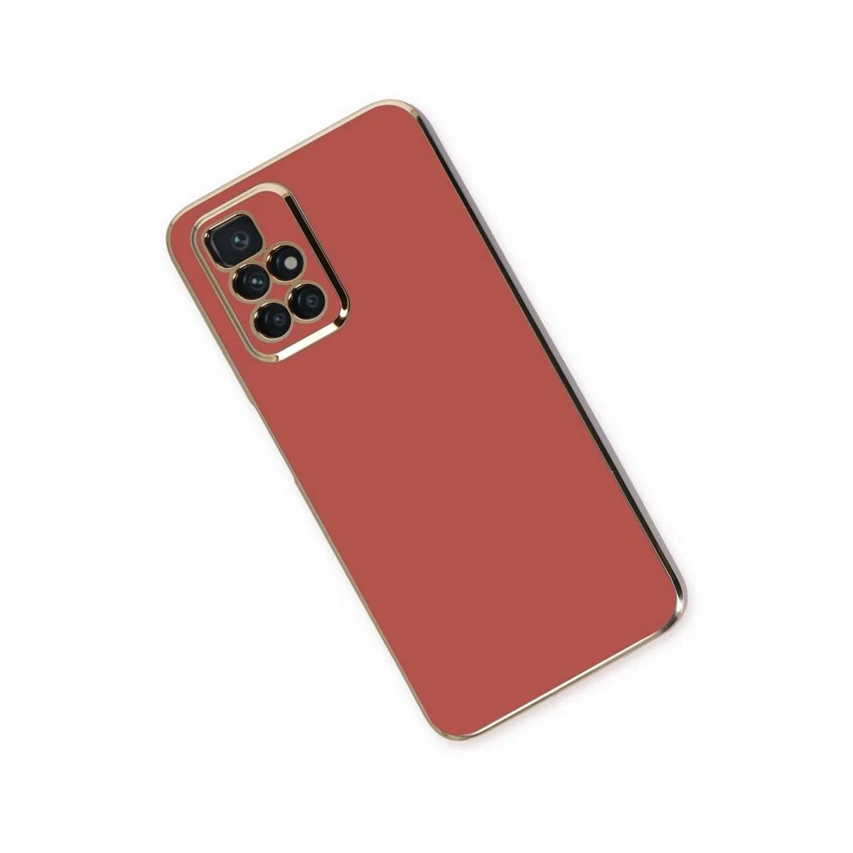 Xiaomi Redmi 10 2022 Kılıf Volet Silikon - Kırmızı görsel 2