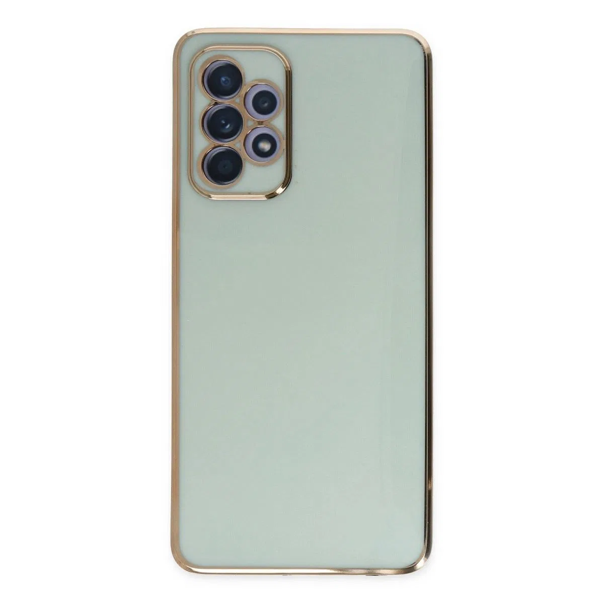 Samsung Galaxy A52 Kılıf Volet Silikon - Açık Yeşil