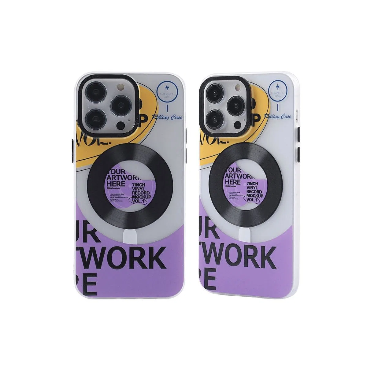 Apple İphone 12 Pro Max Kılıf Apollo Magneticsafe Desenli Kapak - Apollo Şeffaf - 6