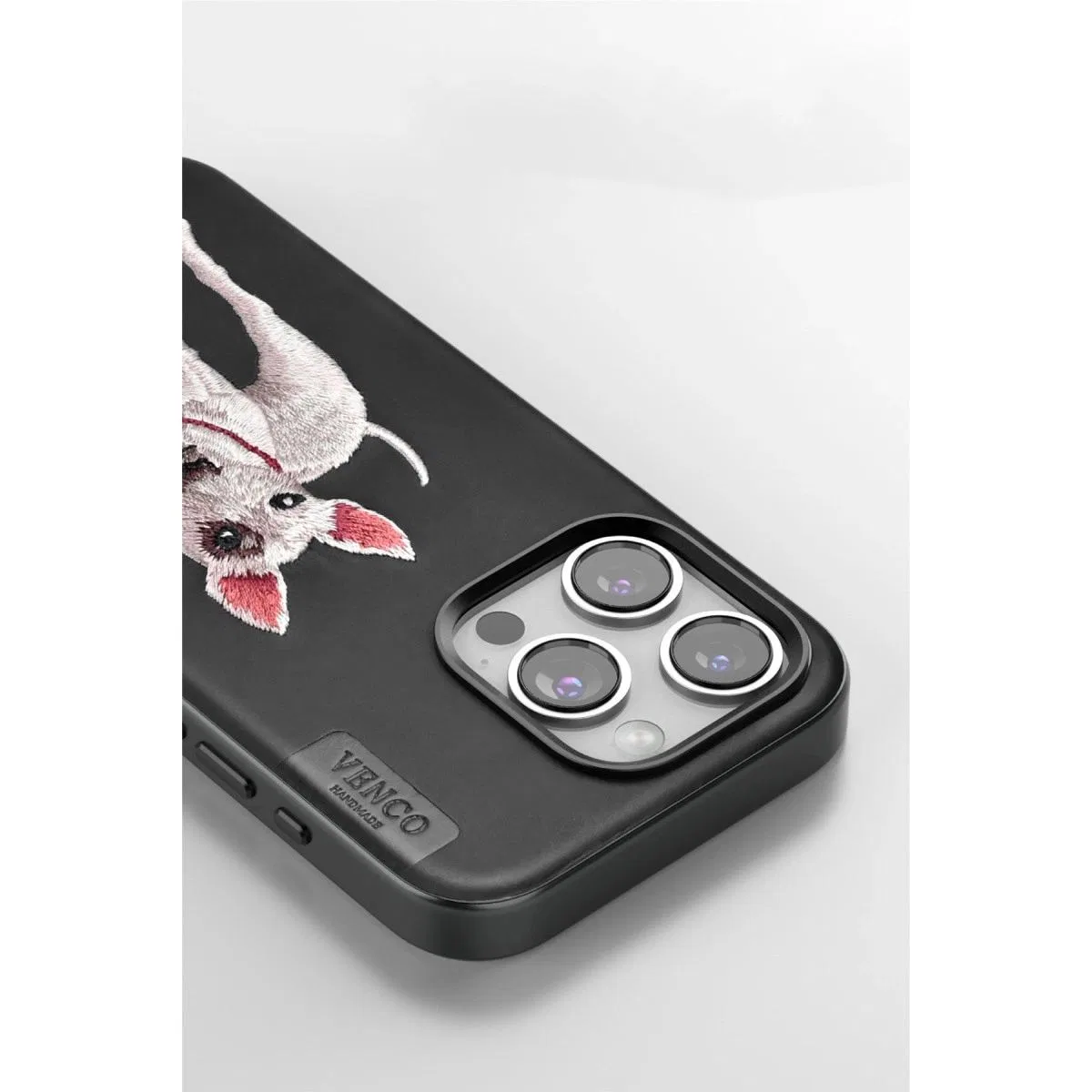 Venco Apple İphone 15 Pro Perma Desenli Kapak - Siyah görsel 3