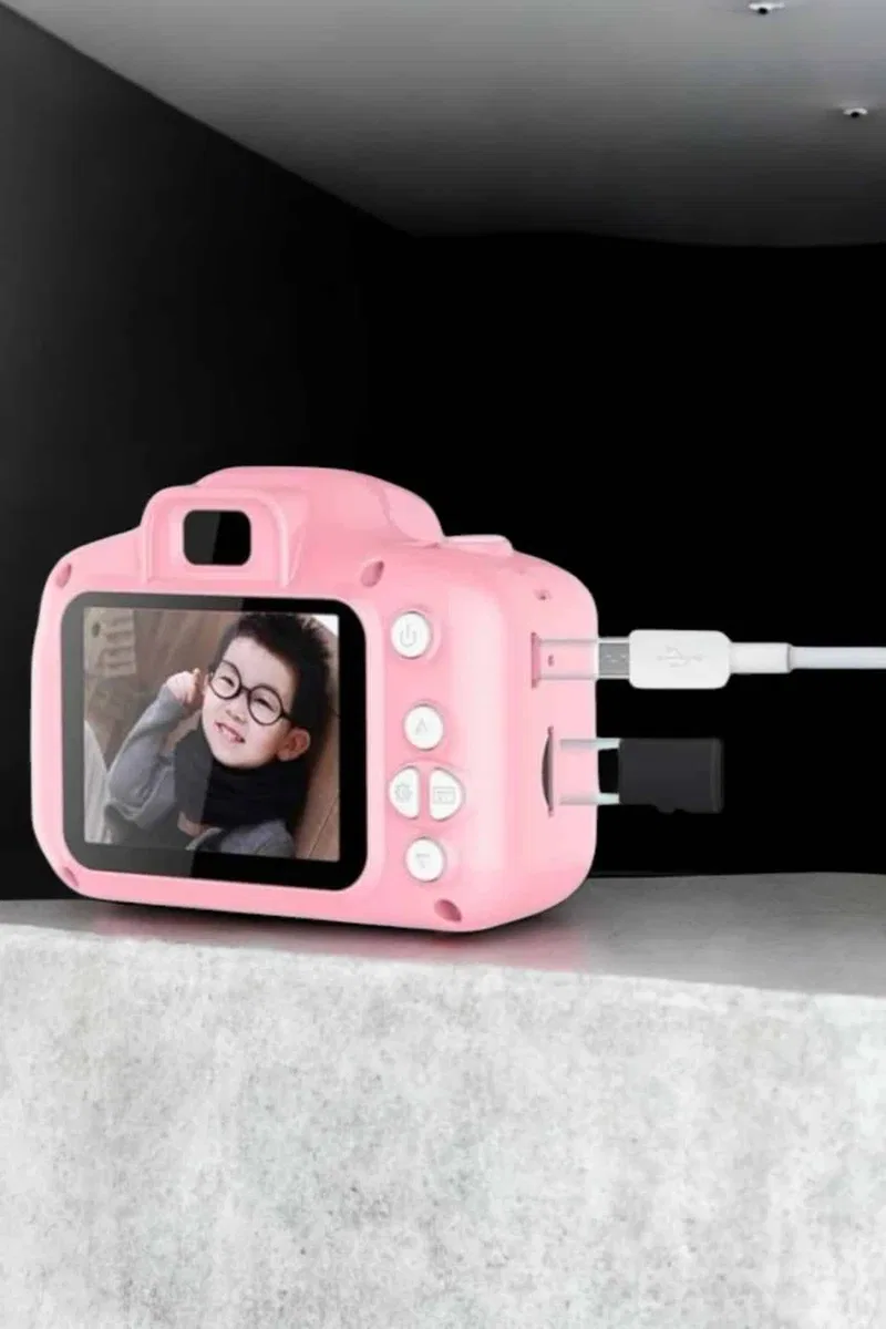 Çocuklara Özel Dijital Fotoğraf Makinesi Mini 1080P HD Kaliteli görsel 3