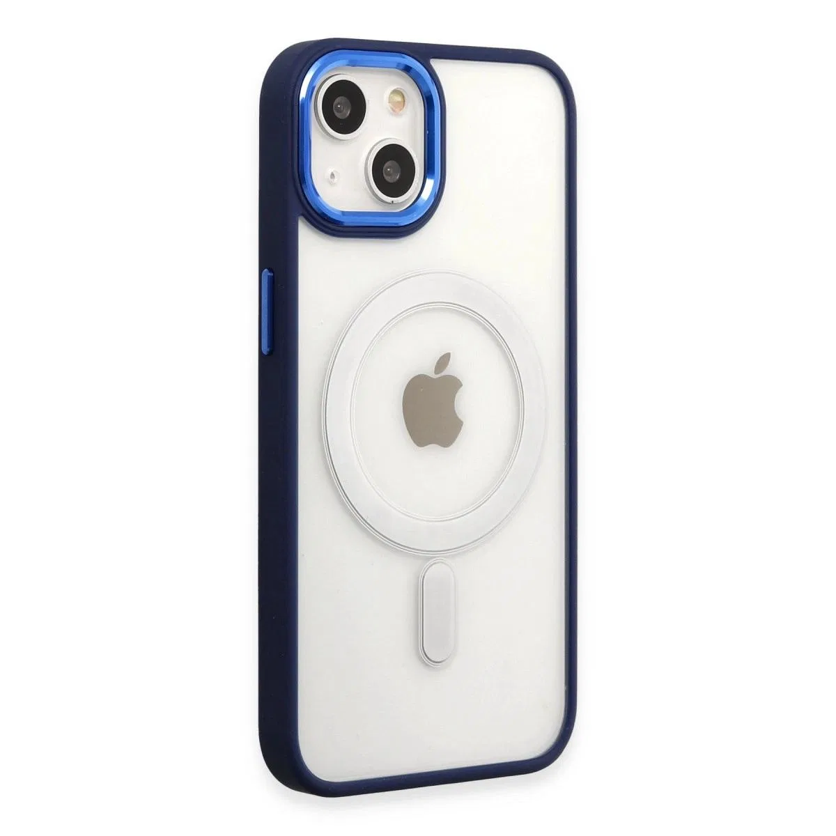 Apple İphone 15 Pro Kılıf Room Magneticsafe Silikon - Lacivert