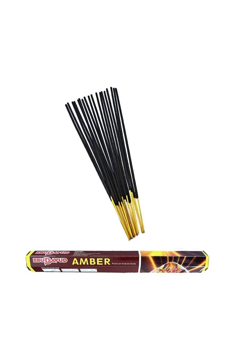 3 Paket 20 Çubuklu Tütsü Limon - Amber - Lilly - Kayık Hediyeli görsel 3