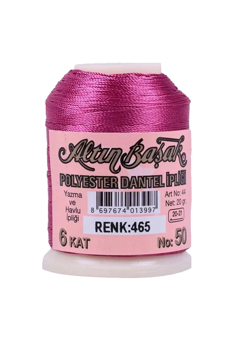 3 Adet Altınbaşak Oya ve Dantel İpi 20 gr - Royaleks - No: 465 görsel 3
