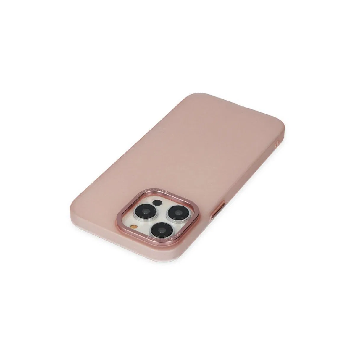Apple İphone 13 Pro Max Kılıf Modos Metal Kapak - Pembe görsel 4