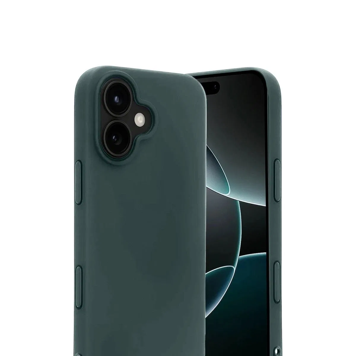 Apple İphone 17 First Silikon - Koyu Yeşil görsel 2