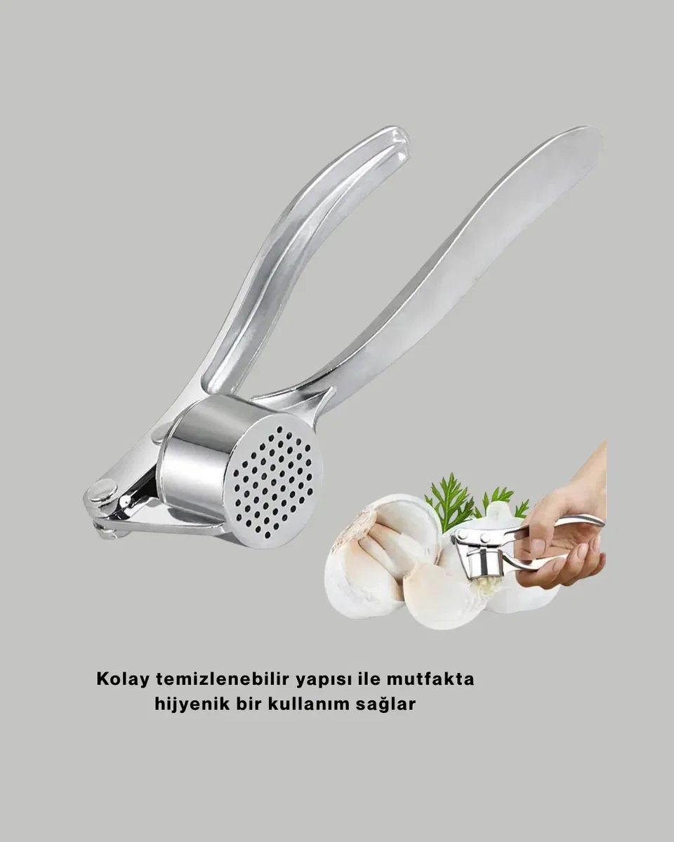 Sarımsak Presi Kolay Temizlik ve Yüksek Basınçlı Ezme görsel 4