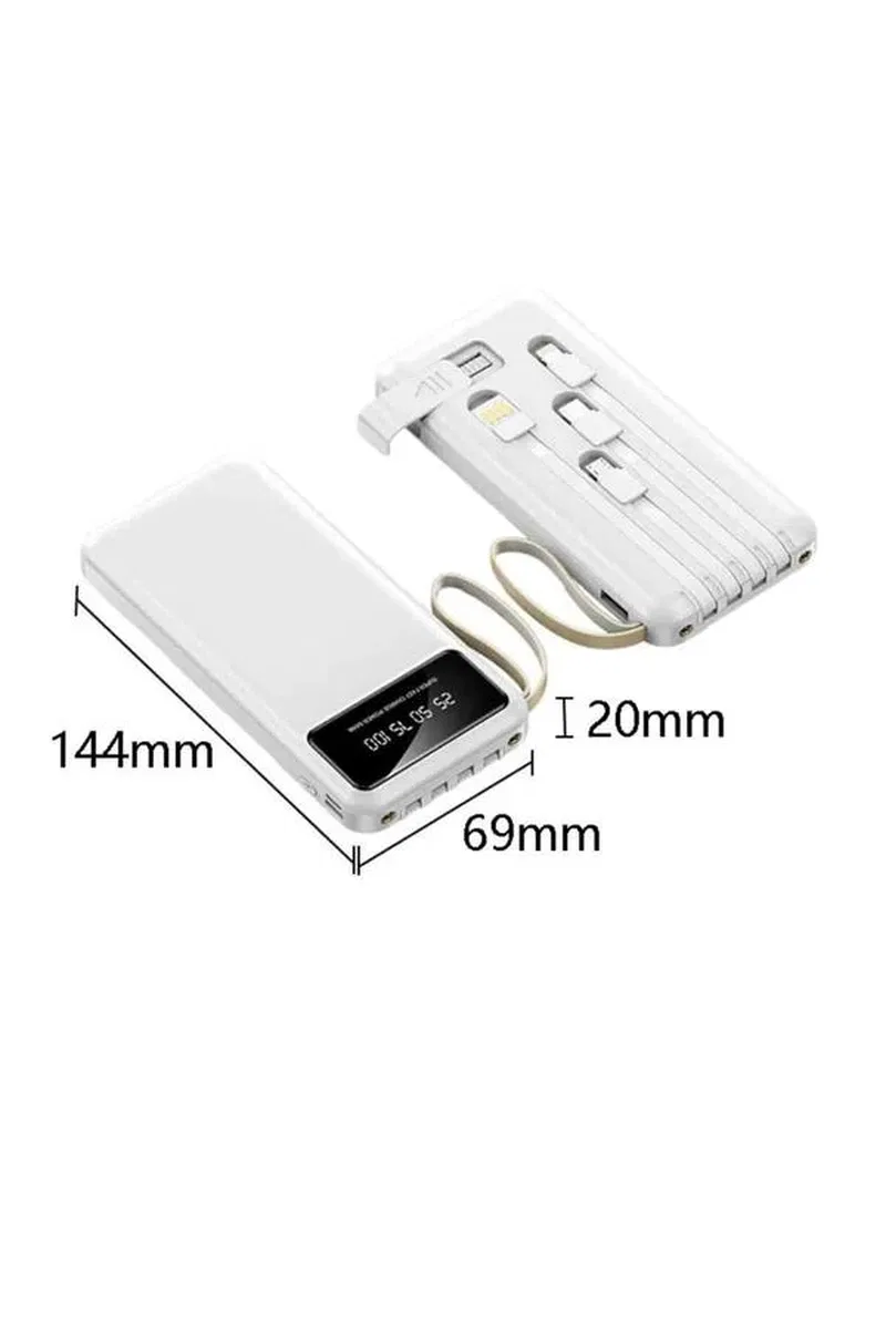 Powerbank Şarj Cihazı 4 Çıkışlı 20. 000 MAH Powerbank Taşınabilir Çoklu Giriş görsel 5