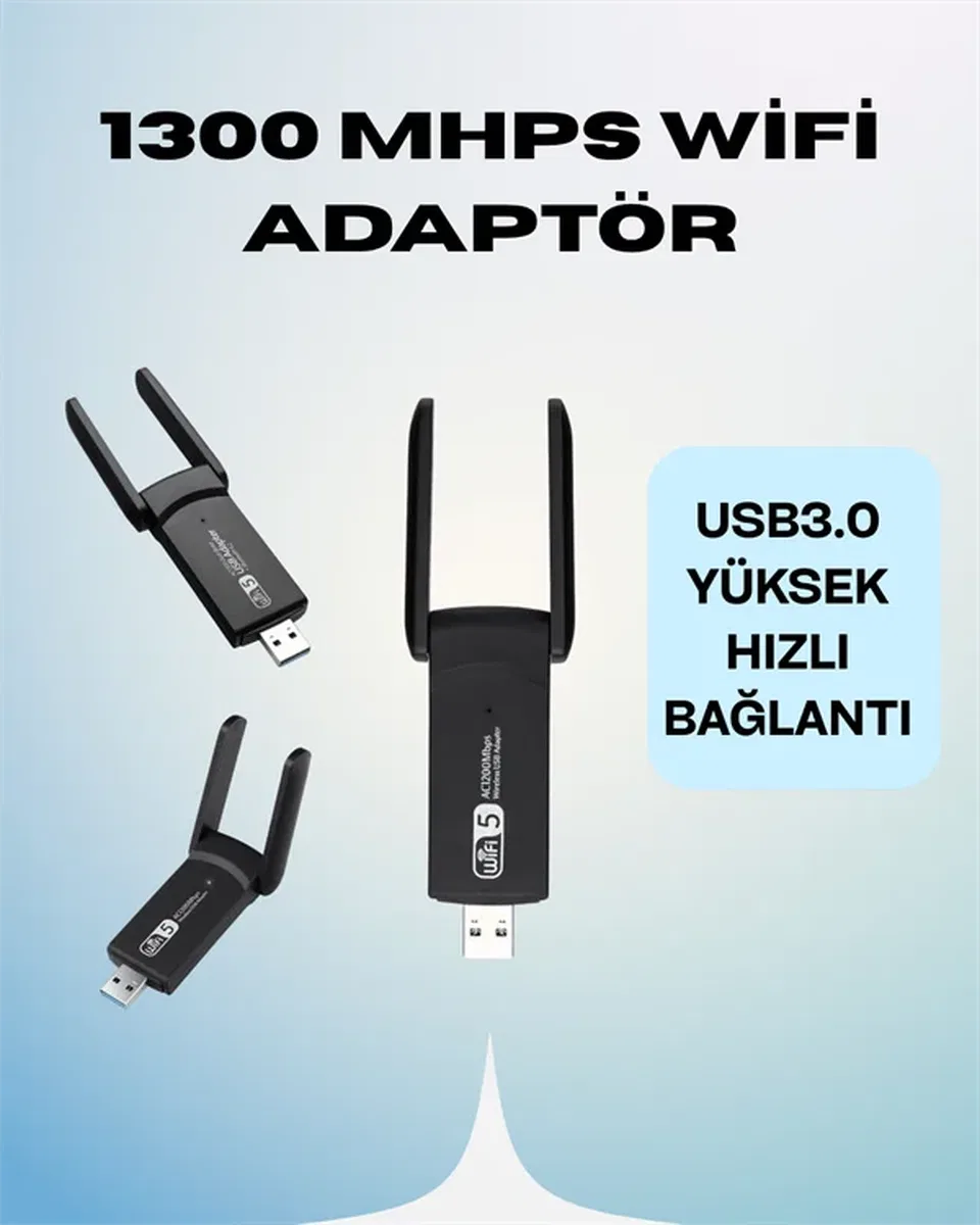 AC1200 USB WiFi Adaptör görsel 2