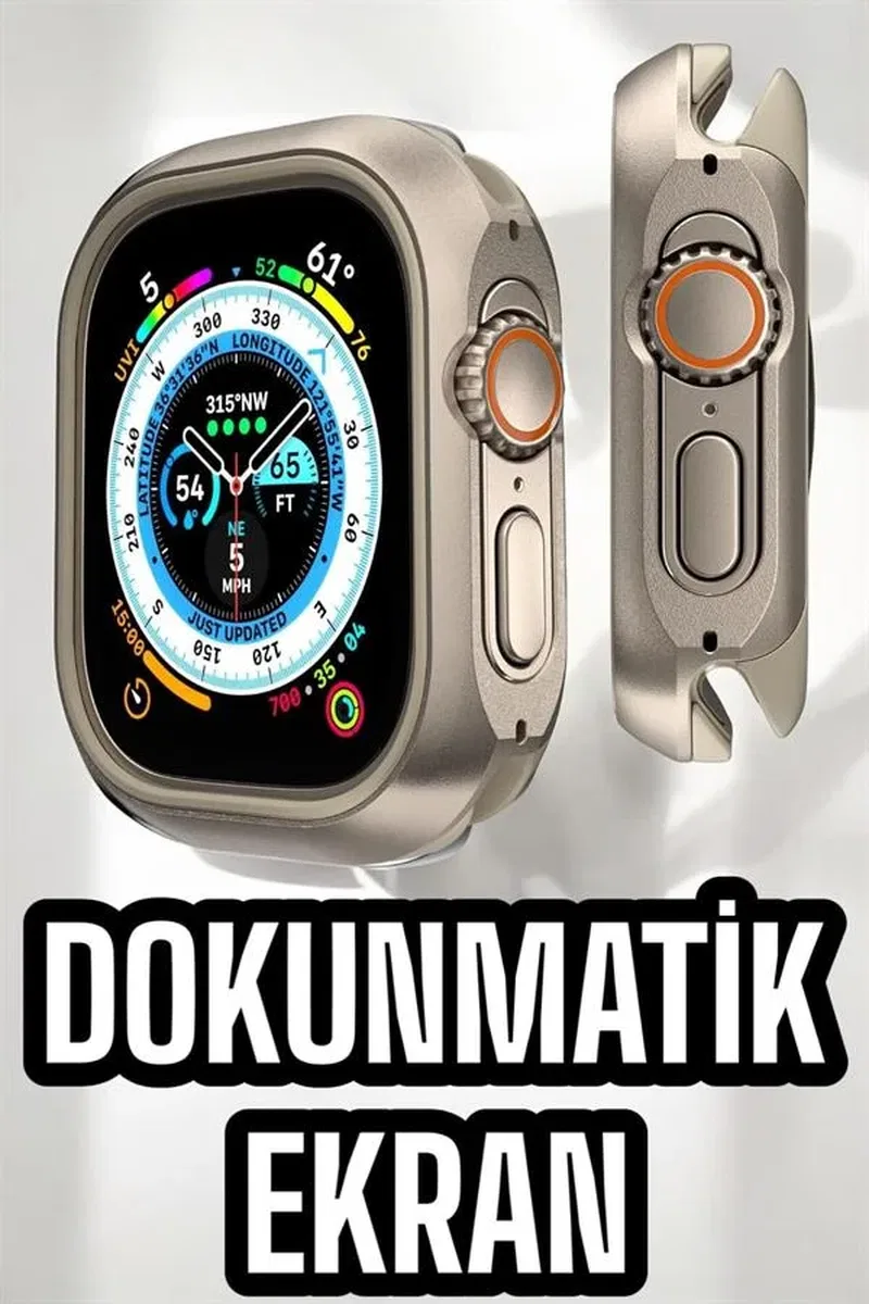 Yeni Nesil Akıllı Saat Nabız Ölçer Sağlık Ölçer ve Kalori Ölçer Uyku Takibi NFC Özelliği görsel 5