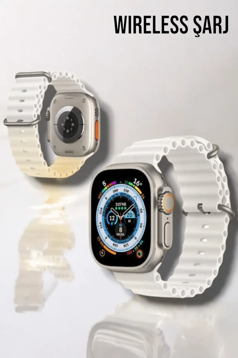 Bluetooth Bağlantılı 49MM Dokunmatik Akıllı Saat Sağlık ve Spor Takip Özellikli görsel 4