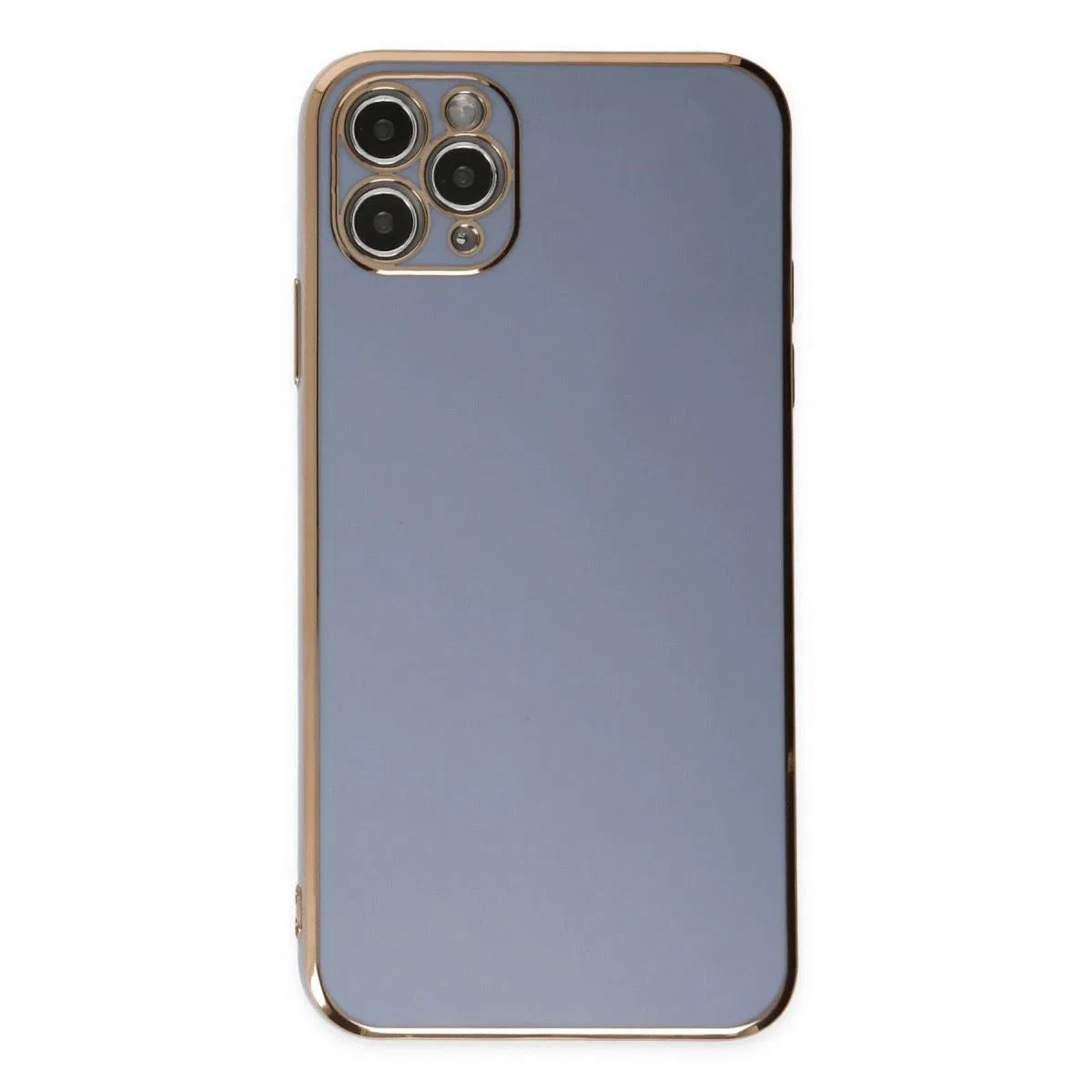 Apple İphone 11 Pro Max Kılıf Volet Silikon - Mavi görsel 2