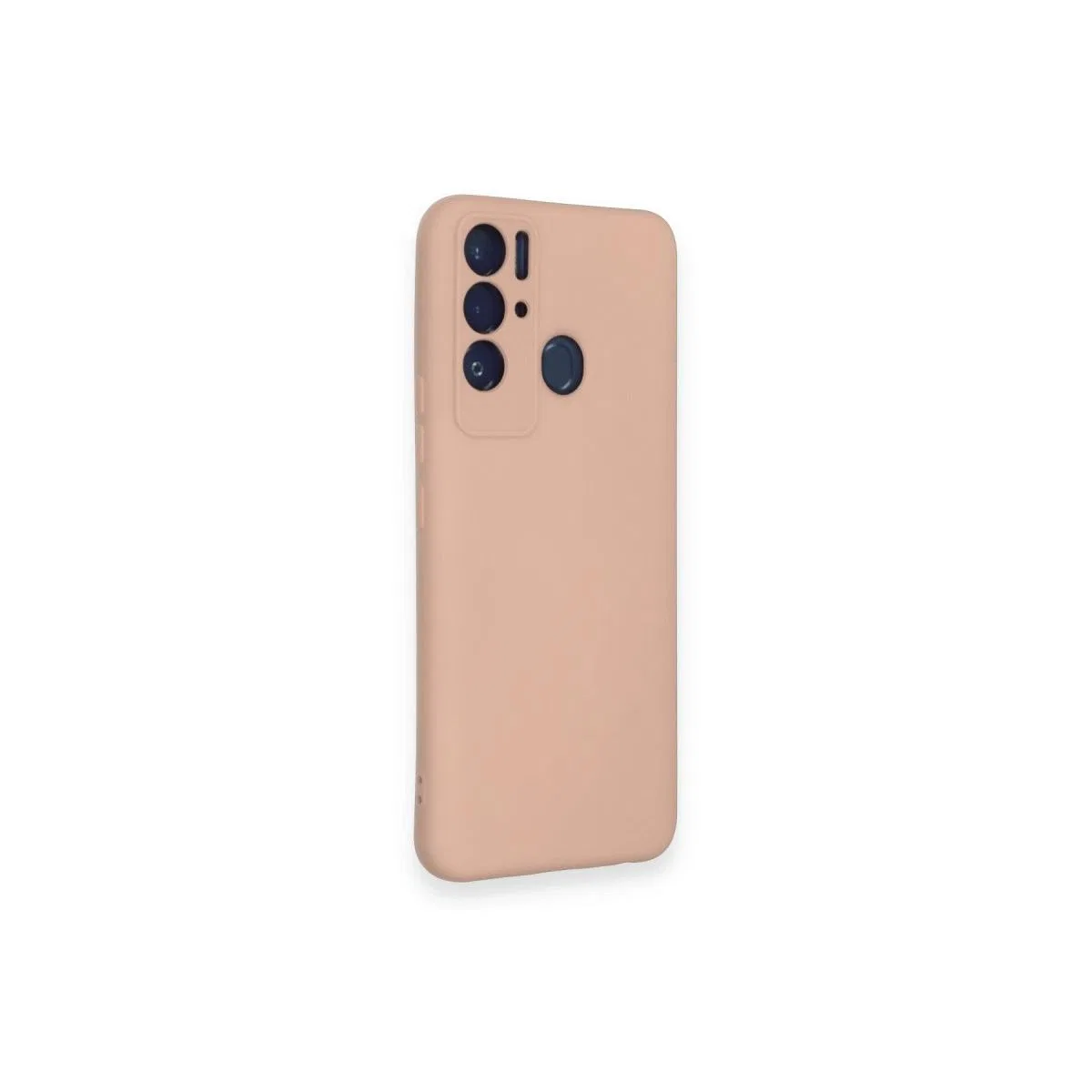 Tecno Pova Neo Kılıf Nano İçi Kadife Silikon - Pudra görsel 2