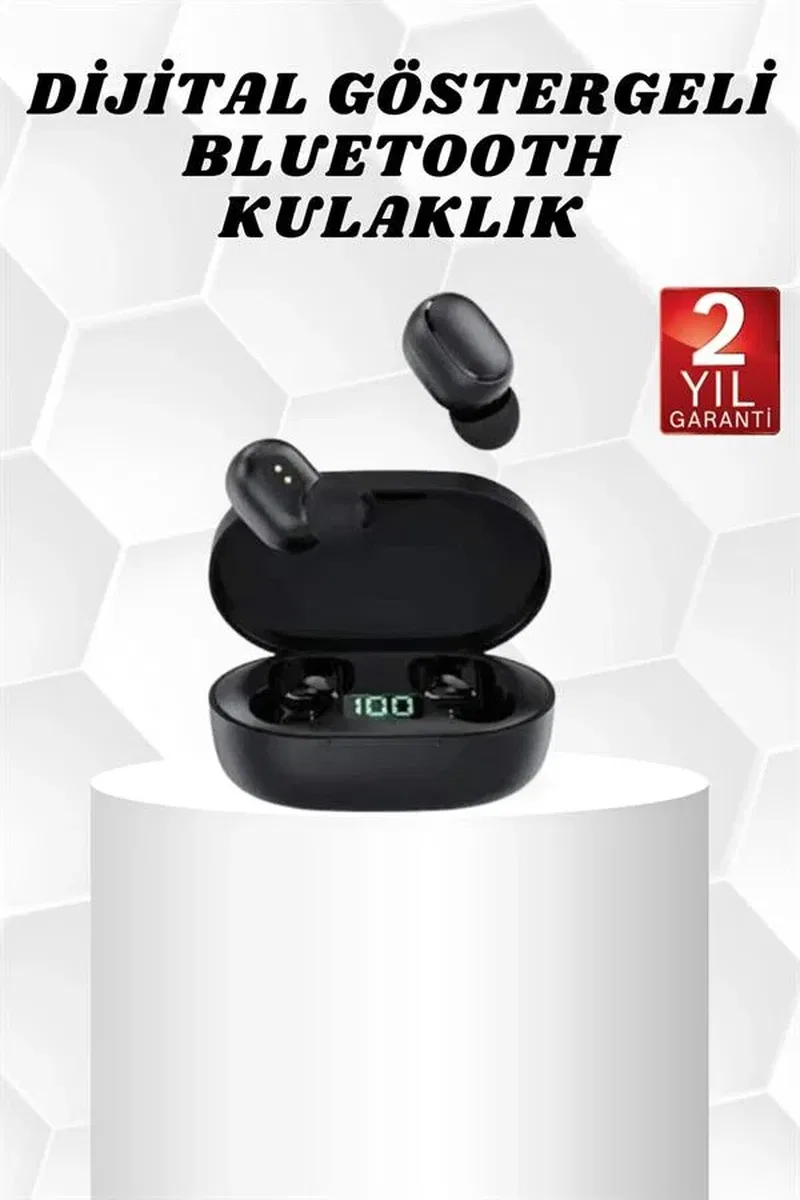 Kablosuz TWS Kulaklık Kulak İçi Mikrofonlu Bleuetooth Kulaklık Yüksek Ses Kaliteli görsel 2