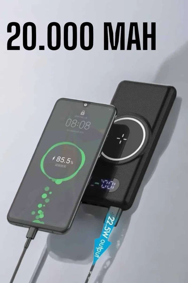 Powerbank Taşınabilir 10. 000 Mah Hızlı Şarj Dijital Göstergeli görsel 4