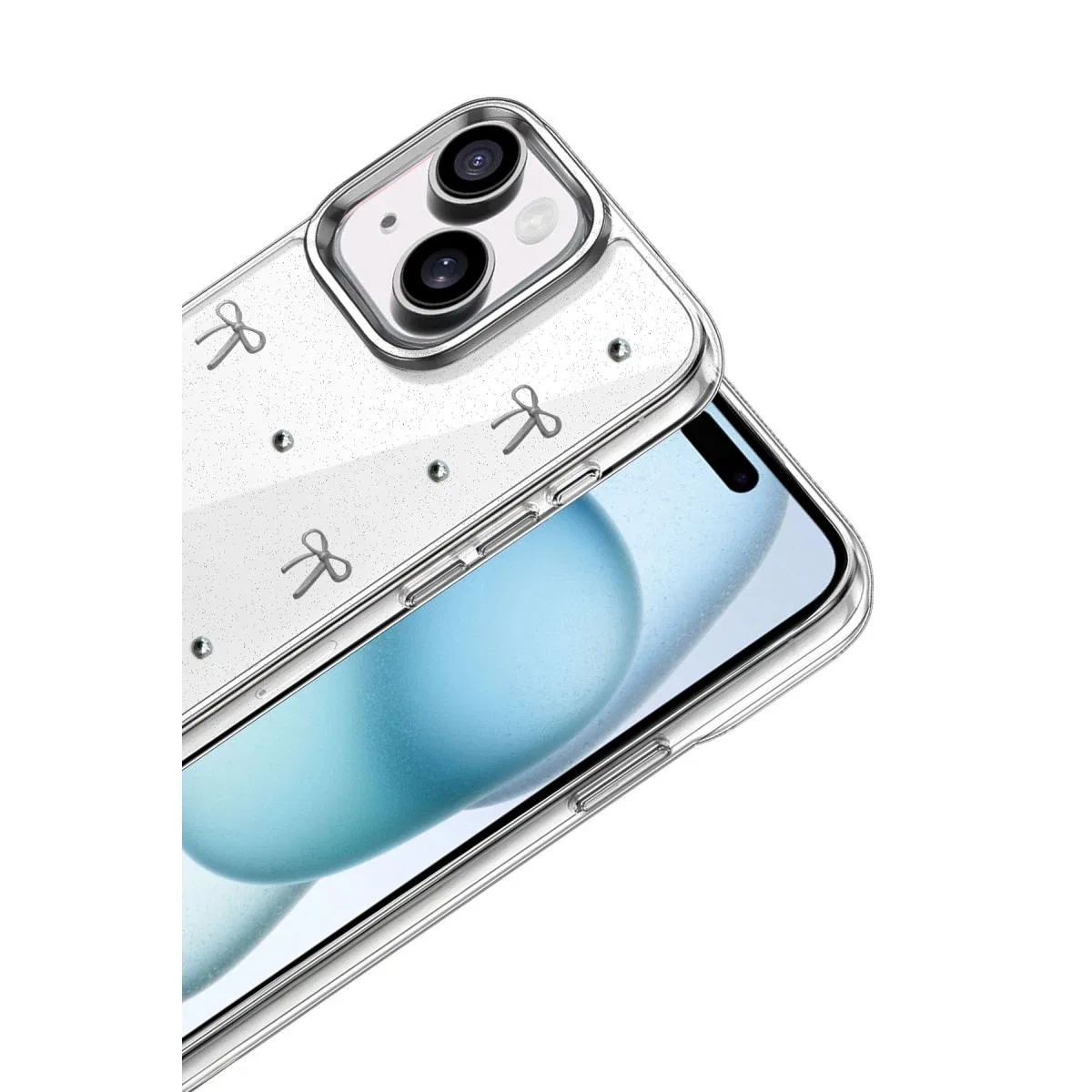 Apple İphone 15 Fiyonk Desenli Kapak - Desen 5 görsel 2