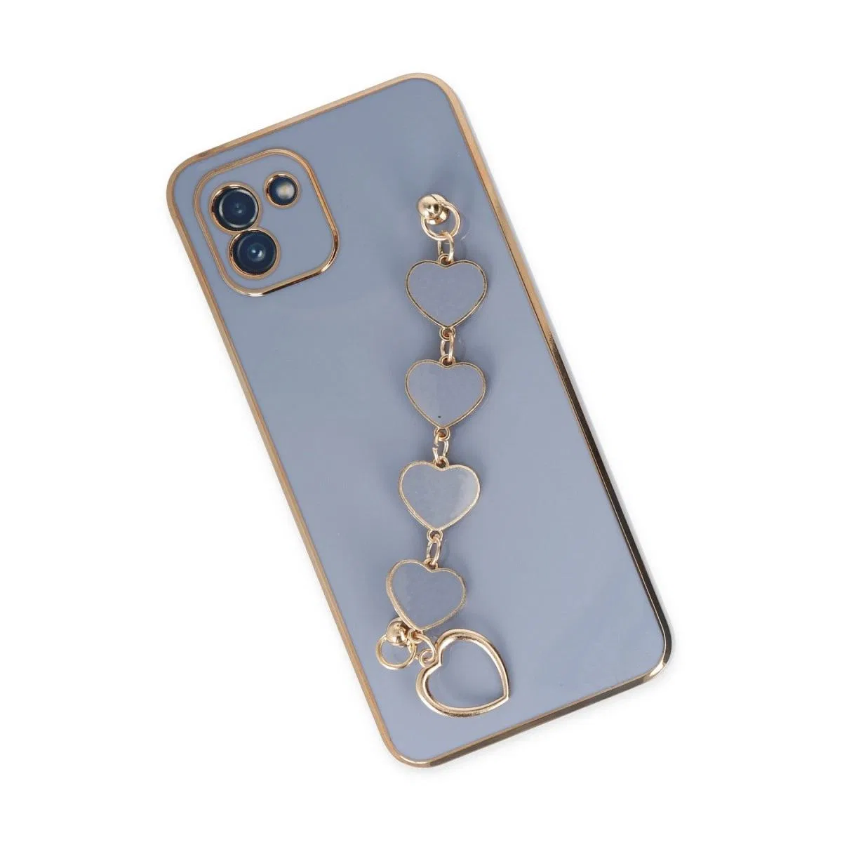 Samsung Galaxy A03 Kılıf Esila Silikon - Gri görsel 3