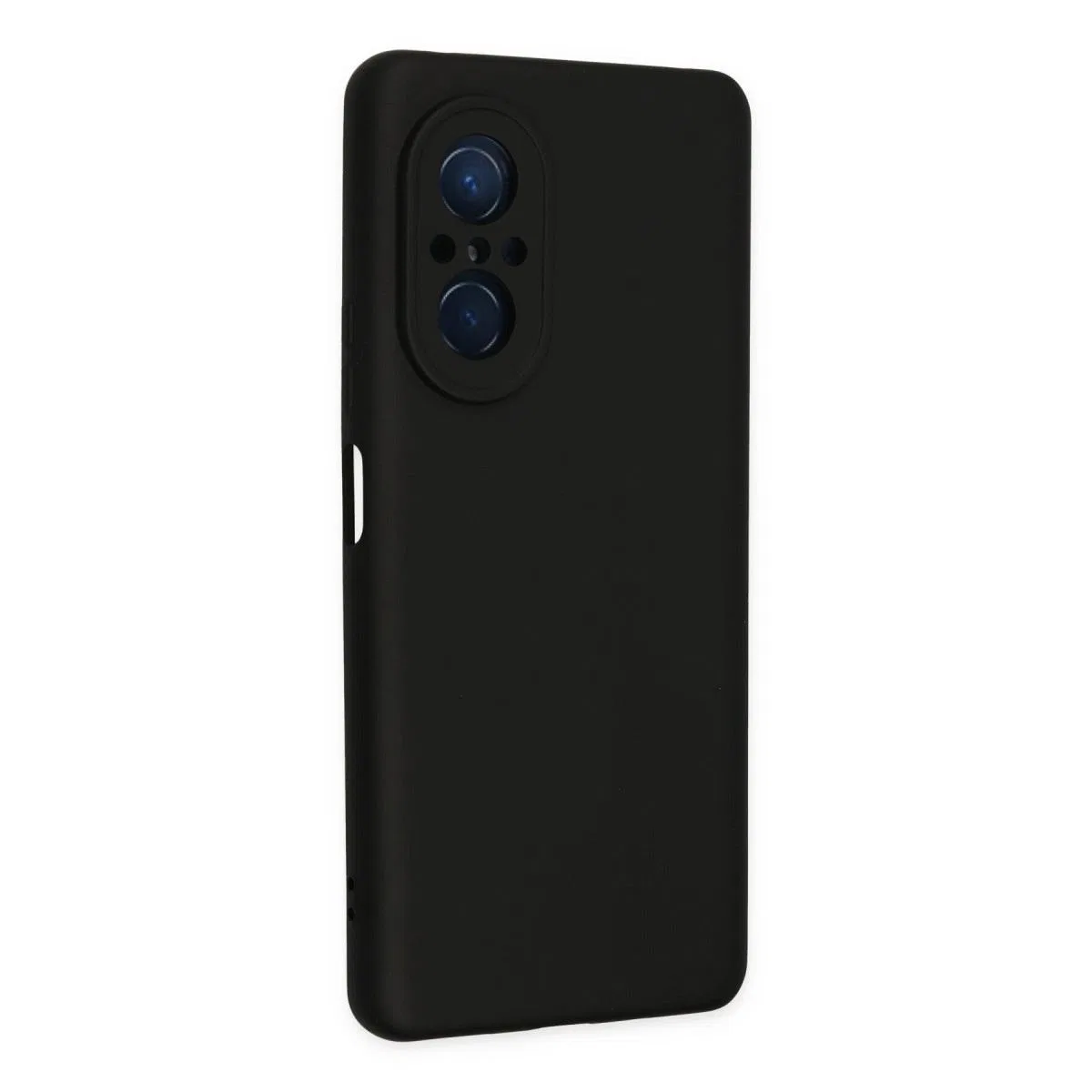 Huawei Nova 9 Se Kılıf Nano İçi Kadife Silikon - Siyah görsel 2