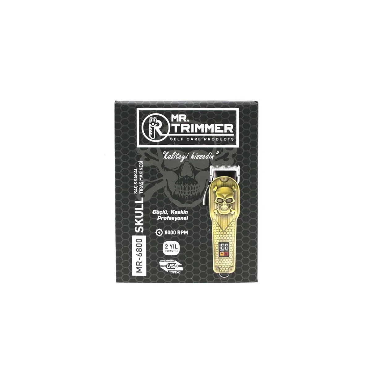 Saç ve Sakal Kesme Makinesi - Ayarlı Bıçak 0, 1–0, 5 mm, 8000 RPM görsel 4