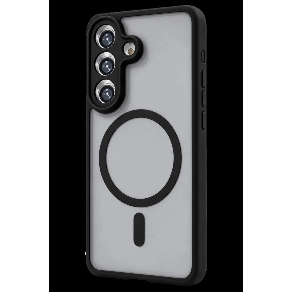 Samsung Galaxy A25 5g Loji Magsafe Kapak - Siyah