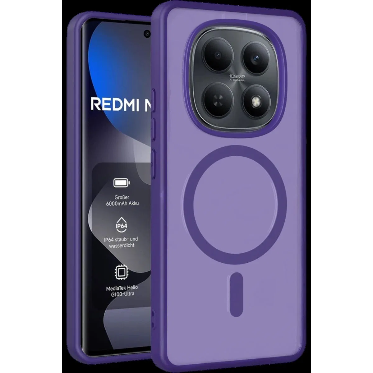 Joko Xiaomi Redmi Note 15 Pro 5g Jota Magsafe Kapak - Derin Mor