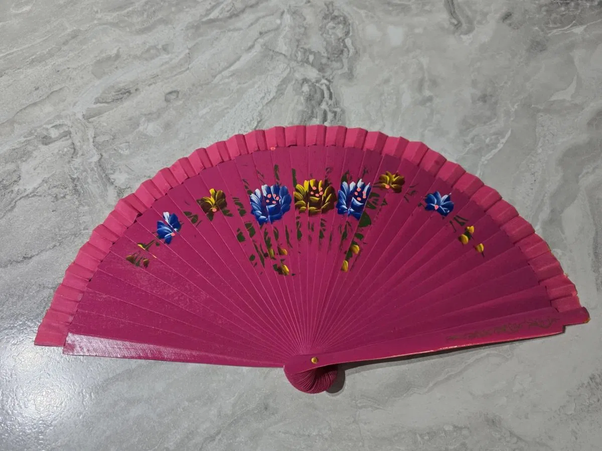 Bambu Çift Taraflı Yelpaze Karışık Renkler 12'li Paket görsel 3